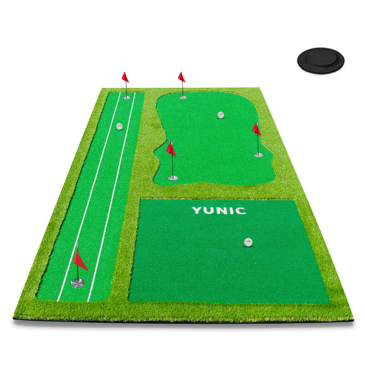Putting Green with Slope – Style A, 8 or 10 × 16 ft