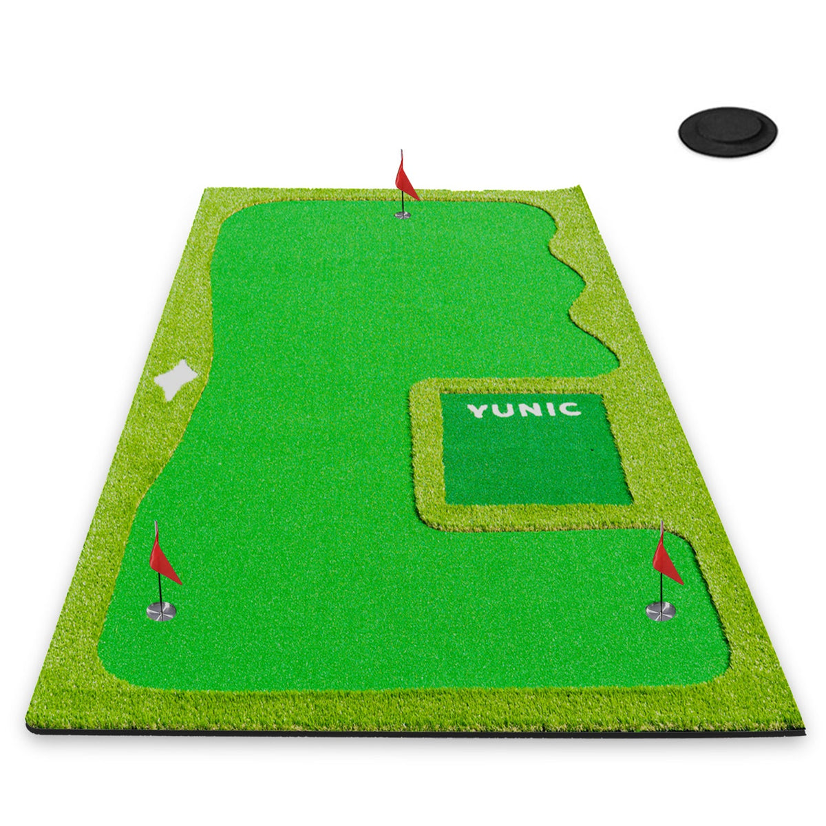 Putting Green with Slope – Style B, 8 or 10 × 16 ft