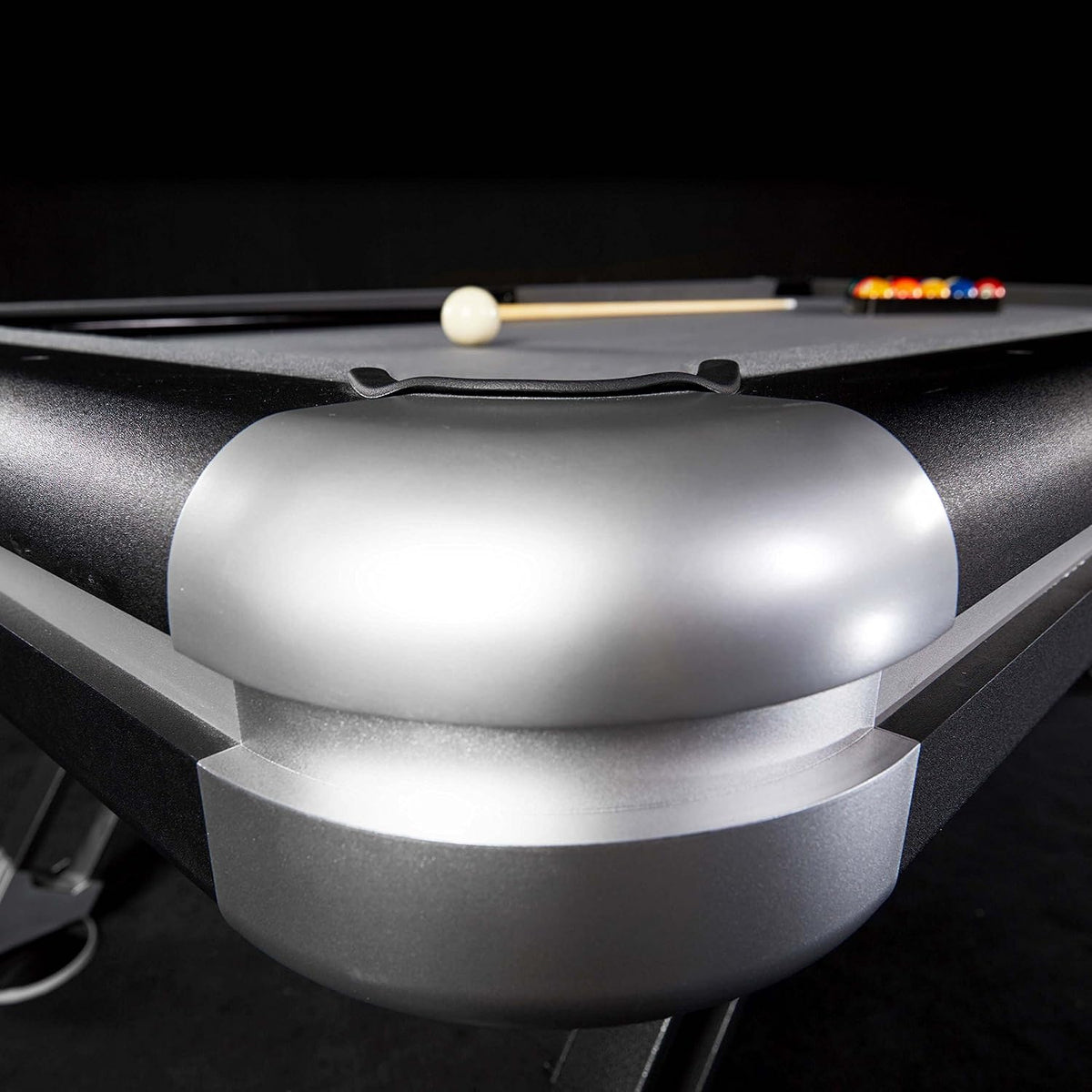 7.5' Titan Pool Table, Drop Pocket Billiard Table, Durable Steel Legs with Pool Ball and Cue Stick Set, Perfect for Family Game Rooms